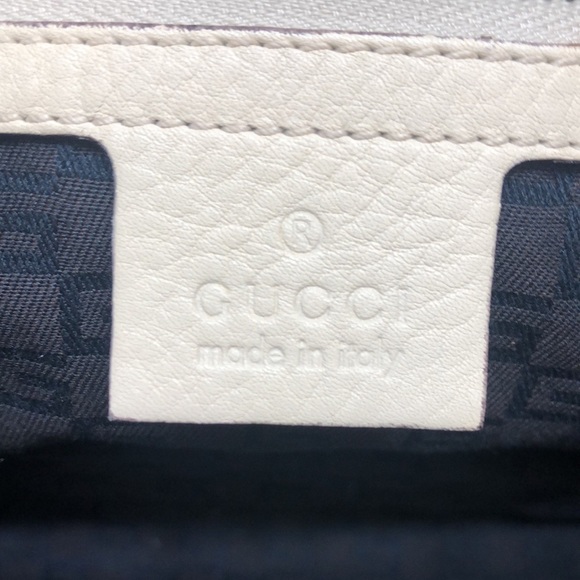 Vintage Gucci Leather Drawstring Hobo Bag - Picture 9 of 16